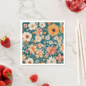 Phantastische empfindliche Blume Serviette (Beispiel)