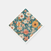 Phantastische empfindliche Blume Serviette (Ecke)