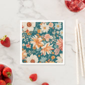 Phantastische empfindliche Blume Serviette (Beispiel)