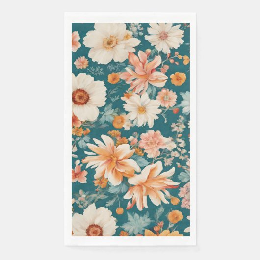 Phantastische empfindliche Blume Serviette (Vorderseite)