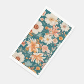 Phantastische empfindliche Blume Serviette (Ecke)