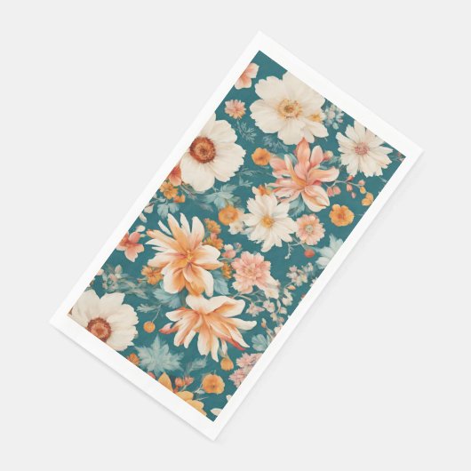 Phantastische empfindliche Blume Serviette (Ecke)