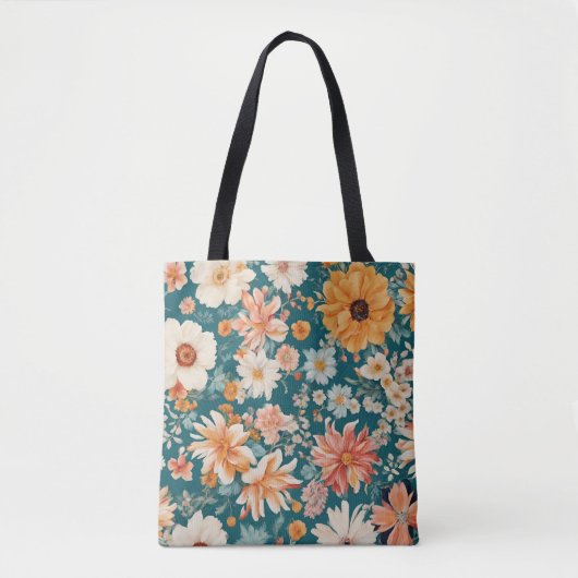 Phantastische empfindliche Blume Tasche (Vorderseite)