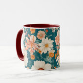 Phantastische empfindliche Blume Tasse (Vorderseite Links)