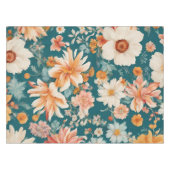 Phantastische empfindliche Blume Tischdecke (Vorderseite (Horizontal))