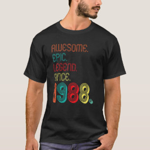 Phantastische epische Legende seit 1988 34 Jahre a T-Shirt