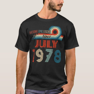 Phantastische Epische Legende Seit Juli 1978 44. G T-Shirt