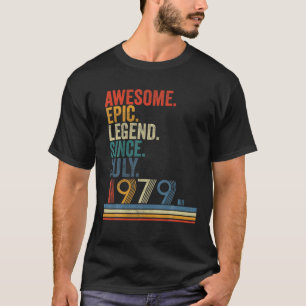 Phantastische Epische Legende seit Juli 1979 42 Ja T-Shirt