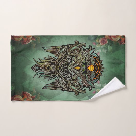 Phantastische Eule Badhandtuch Set (Handtuch)