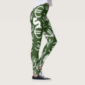 Phantastische Euro Dollars Muster Leggings (Rechts)