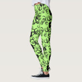 Phantastische Euro Dollars Muster Leggings (Links)