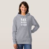Phantastische extrovertierte intellektuelle Typogr Hoodie (Vorne ganz)