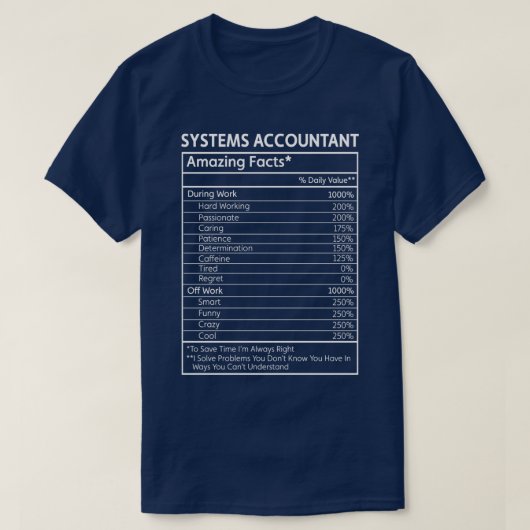 Phantastische Fakten zum Systemrechner T-Shirt (Design vorne)