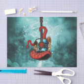 Phantastische Fantasiegitarre Seidenpapier (Handwerk)