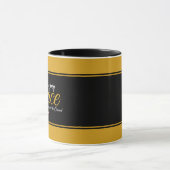 Phantastische Farbblockkaffeemaschine Tasse (Zentrum)