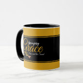 Phantastische Farbblockkaffeemaschine Tasse (Vorderseite Links)