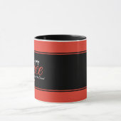 Phantastische Farbblockkaffeemaschine Tasse (Zentrum)
