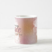 Phantastische Farbe Rosa Bläschen Kaffeetasse (Mittel)