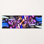 Phantastische Farben Mosaik Inspiriert Yogamatte (Rückseite (Horizontal))