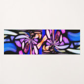 Phantastische Farben Mosaik Inspiriert Yogamatte (Vorderseite (Horizontal))