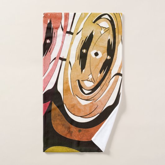 Phantastische Farbkombination Moderne Kunst Badhandtuch Set (Handtuch)