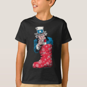 Phantastische festliche Socke mit Sam- und US-Farb T-Shirt