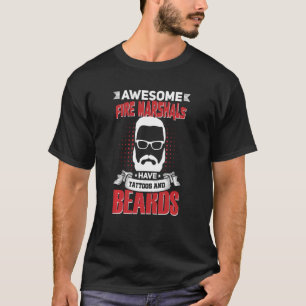 Phantastische Feuerwehr Arbeitskollege Tattoo Bear T-Shirt