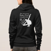 Phantastische Figur-Skaten-Trainingsjacke - Junge  Hoodie (Rückseite)