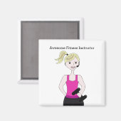 Phantastische Fitness Magnet (Vorderseite/Rückseite)