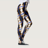Phantastische Flammen Abstrakte Leggings (Rechts)