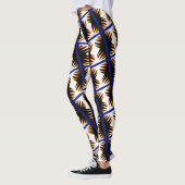 Phantastische Flammen Abstrakte Leggings (Links)