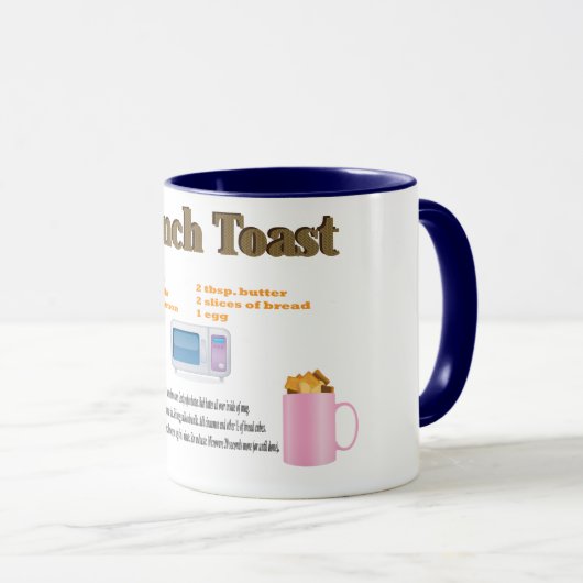 Phantastische französische Toast Funny Recia Tasse (VorderseiteRechts)