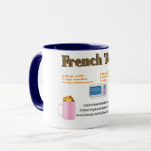 Phantastische französische Toast Funny Recia Tasse (Vorderseite Links)
