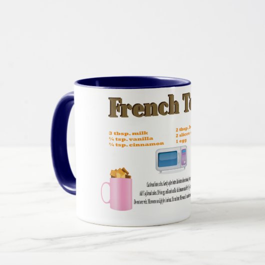 Phantastische französische Toast Funny Recia Tasse (Vorderseite Links)