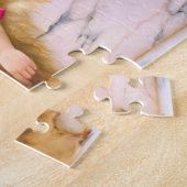 Phantastische Frau in Fuchsia von John William God Puzzle (Seite)