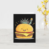 Phantastische Freiheitsstatue Burger-Kostüm für Ju Karte (Gelbe Blume)