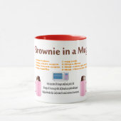 Phantastische Fudge Brownie Funny Recipe Tasse (Zentrum)
