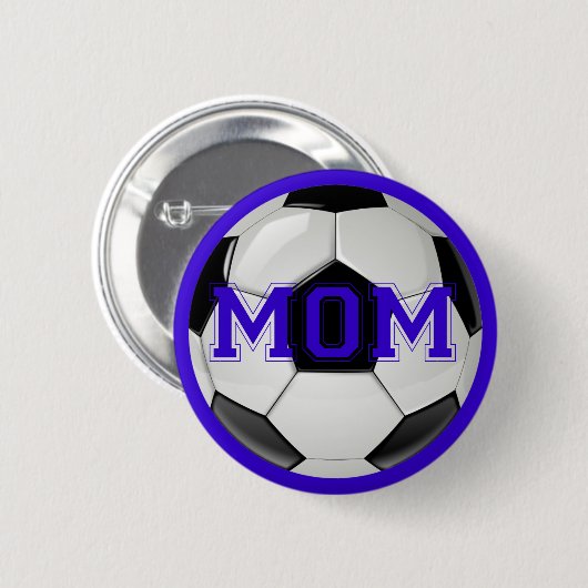 Phantastische Fußball-Mama Button (Vorne & Hinten)