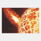 PHANTASTISCHE GALAXIE MIT HELLEN STERNEN GESCHENKPAPIER SET (Vorderseite 2)