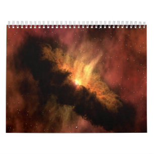 PHANTASTISCHE GALAXIE MIT HELLEN STERNEN KALENDER