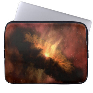 PHANTASTISCHE GALAXIE MIT HELLEN STERNEN LAPTOPSCHUTZHÜLLE