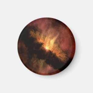 PHANTASTISCHE GALAXIE MIT HELLEN STERNEN MAGNET