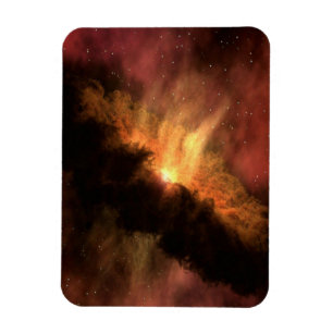 PHANTASTISCHE GALAXIE MIT HELLEN STERNEN MAGNET