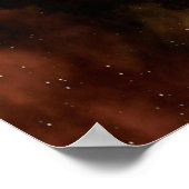 PHANTASTISCHE GALAXIE MIT HELLEN STERNEN POSTER (Ecke)