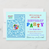 Phantastische Geburtstagspartei Einladung (Vorderseite)