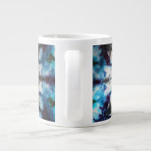 Phantastische Gefärbte Krawatte Jumbo-Tasse (Rückseite)