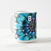 Phantastische Gefärbte Krawatte Kaffeetasse (Vorderseite Links)