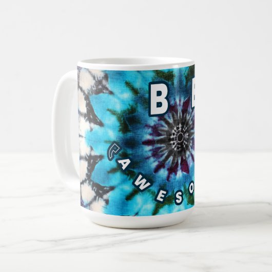 Phantastische Gefärbte Krawatte Kaffeetasse (Vorderseite Links)