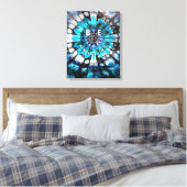 Phantastische Gefärbte Krawatte Leinwanddruck (Insitu (Schlafzimmer))