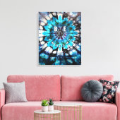 Phantastische Gefärbte Krawatte Leinwanddruck (Insitu (Wohnzimmer))